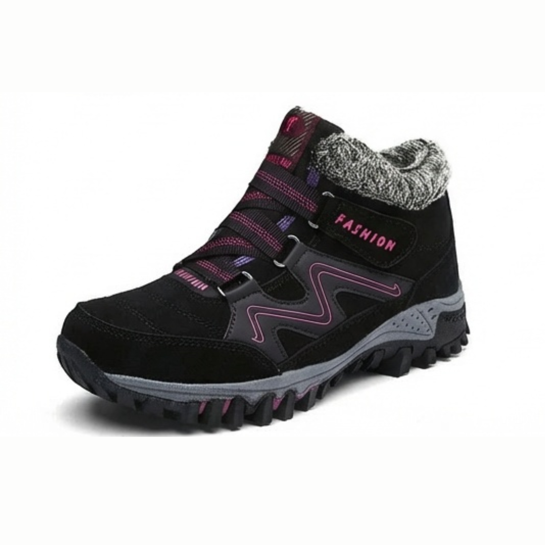 Snowstep – Damskie Zimowe Botki z Futrem