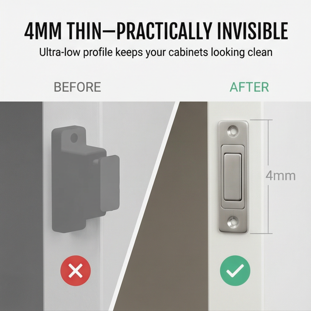 Snaplock - Ultra cienny magnes do drzwi szafek (opakowanie 5 sztuk)
