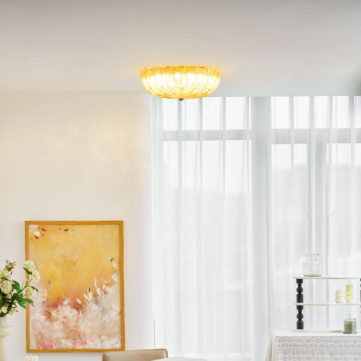Murano Szkło Muflowane Lampa sufitowa