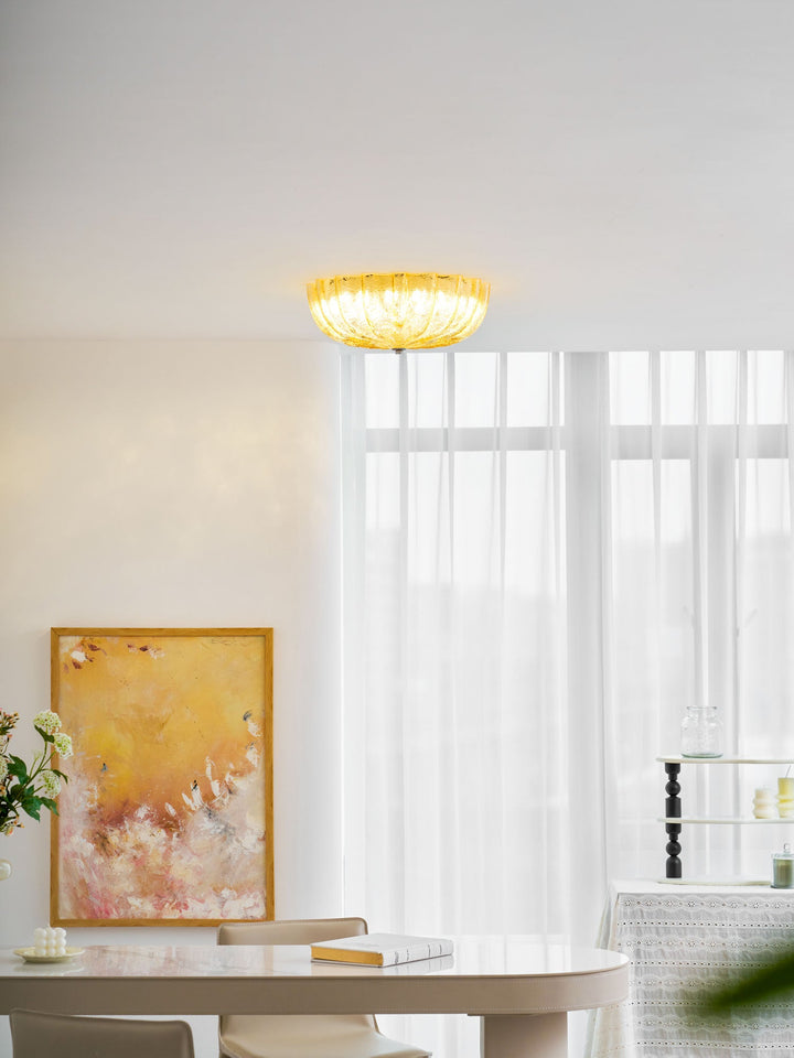 Murano Szkło Muflowane Lampa sufitowa