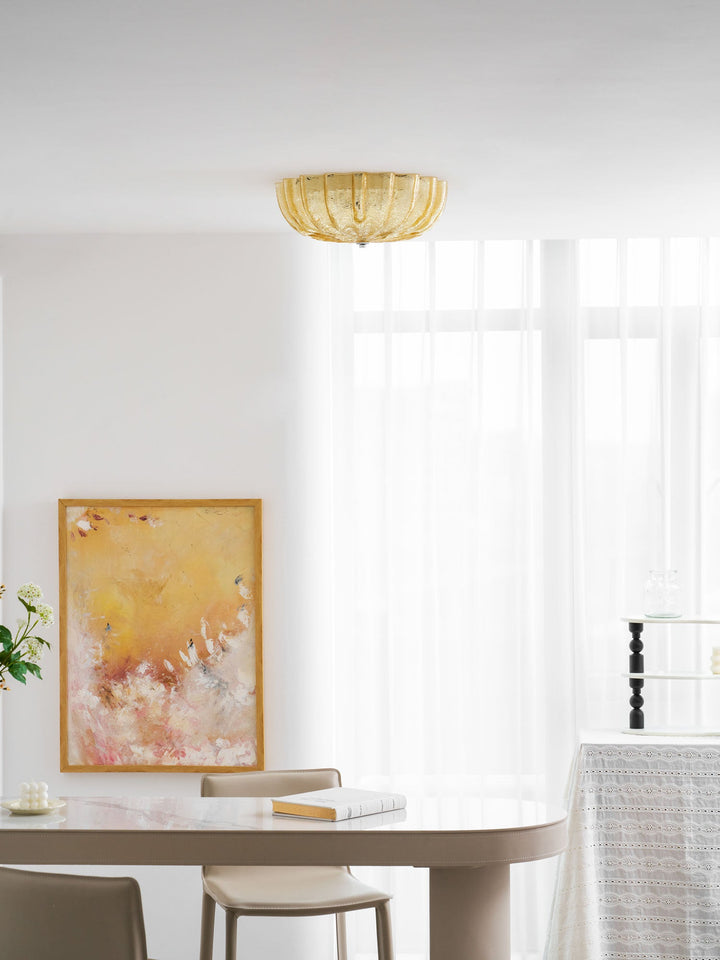 Murano Szkło Muflowane Lampa sufitowa