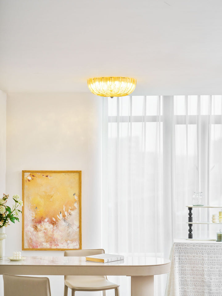 Murano Szkło Muflowane Lampa sufitowa