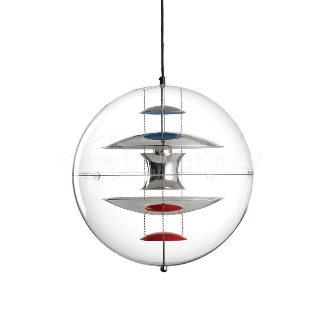 Lampa wisząca w kształcie okrągłej kuli