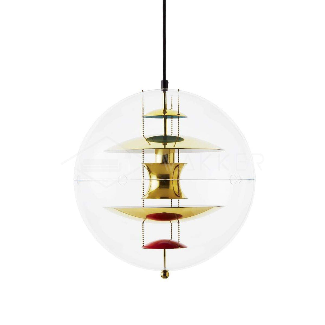 Lampa wisząca w kształcie okrągłej kuli