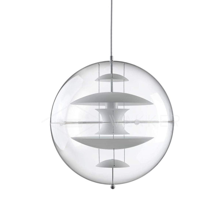 Lampa wisząca w kształcie okrągłej kuli