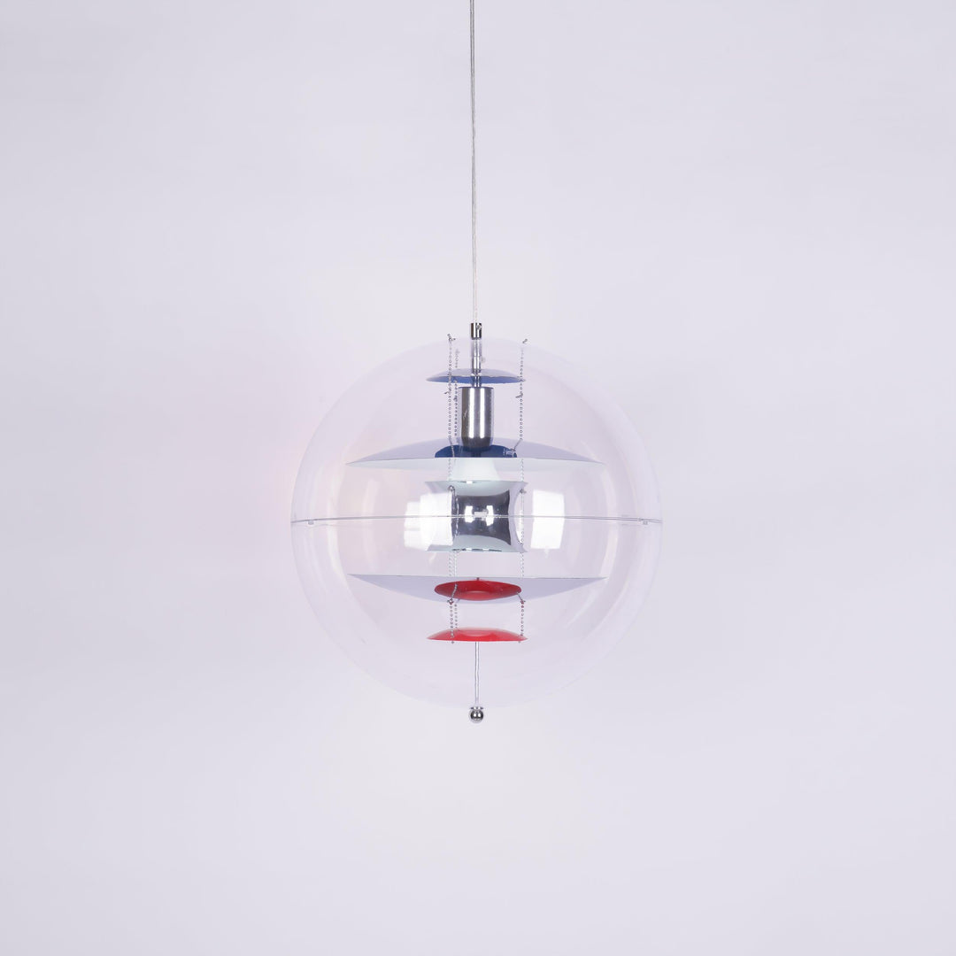Lampa wisząca w kształcie okrągłej kuli