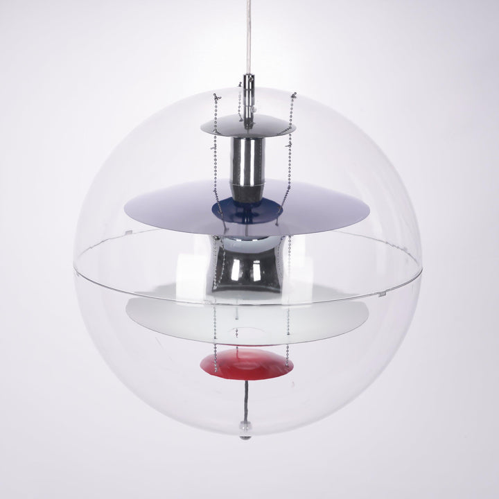 Lampa wisząca w kształcie okrągłej kuli