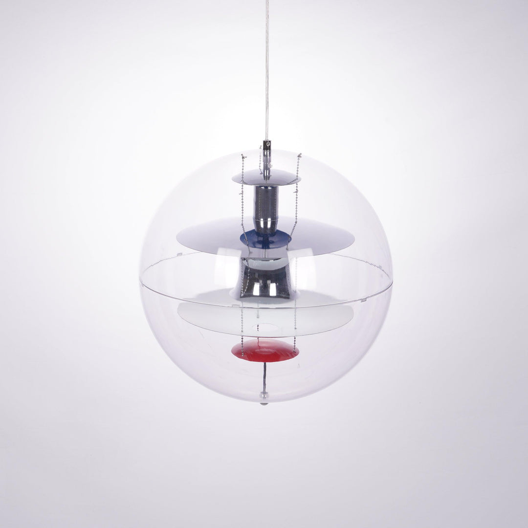 Lampa wisząca w kształcie okrągłej kuli