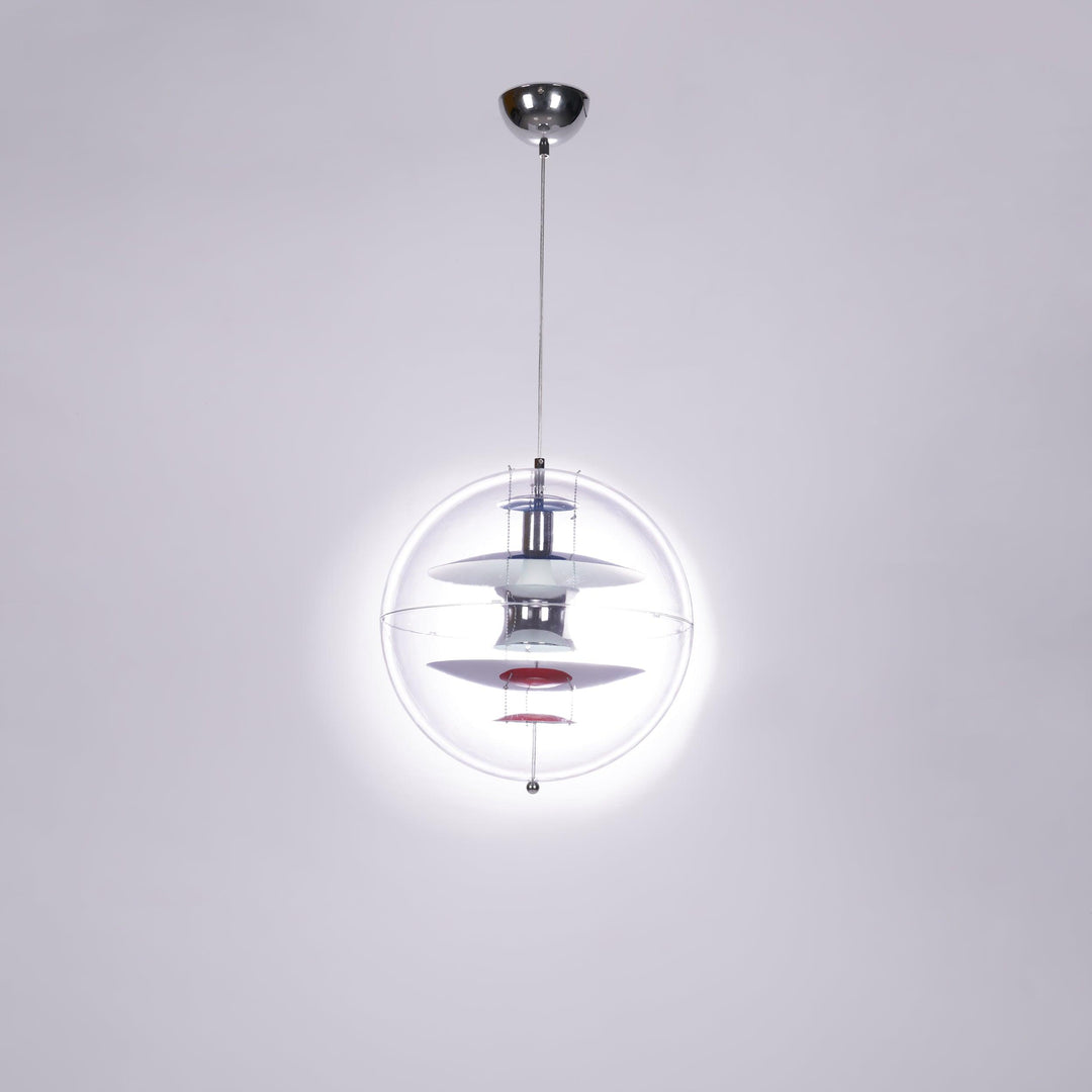 Lampa wisząca w kształcie okrągłej kuli