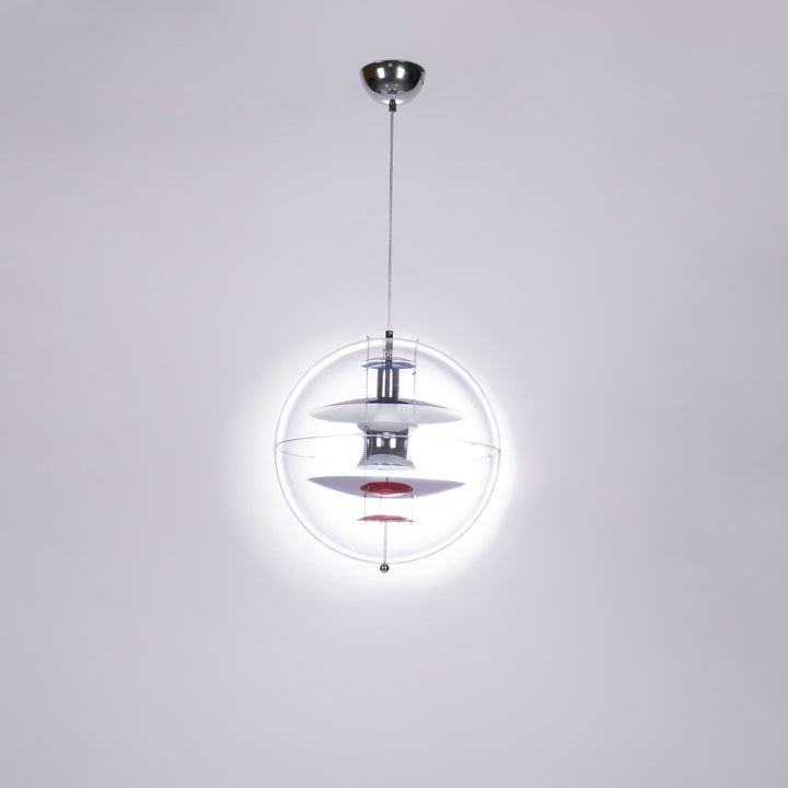 Lampa wisząca w kształcie okrągłej kuli