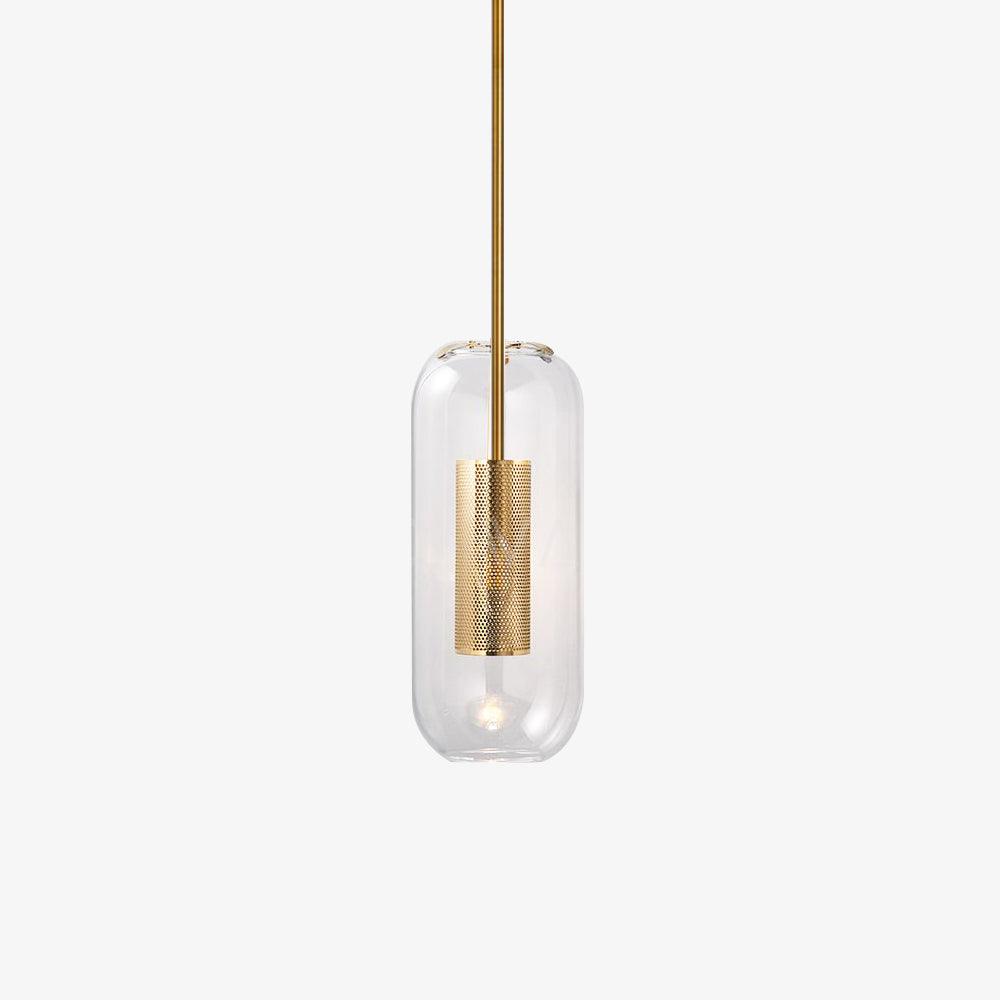 Lampa wisząca Vadim z szklanym kloszem