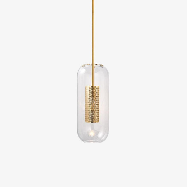 Lampa wisząca Vadim z szklanym kloszem