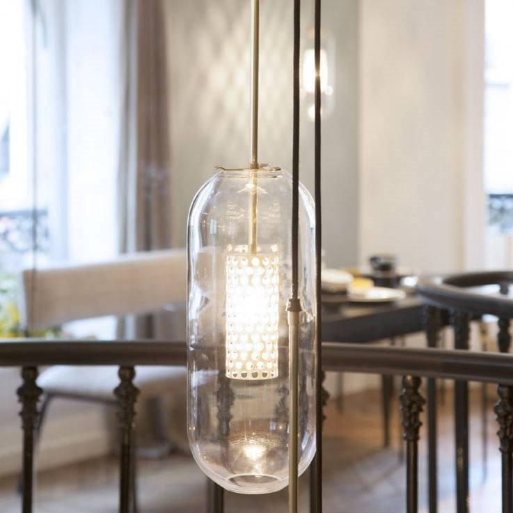 Lampa wisząca Vadim z szklanym kloszem