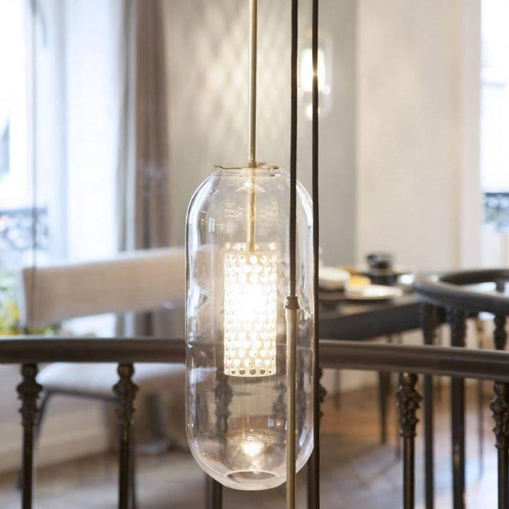 Lampa wisząca Vadim z szklanym kloszem