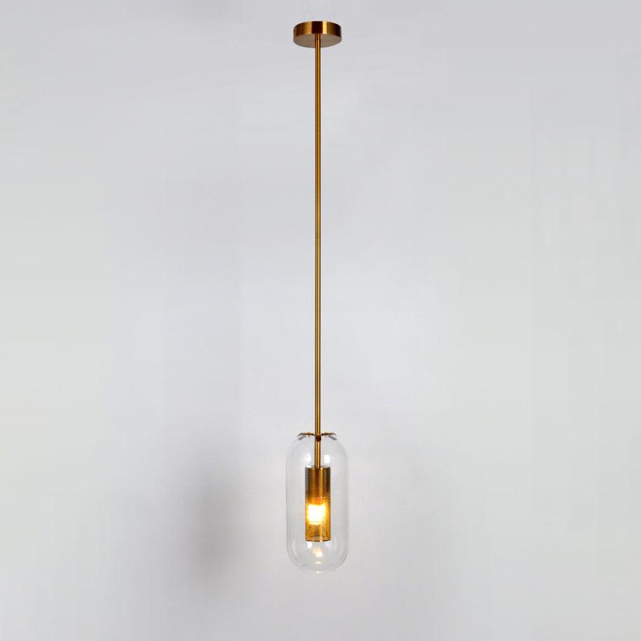 Lampa wisząca Vadim z szklanym kloszem