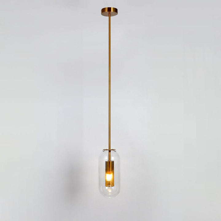Lampa wisząca Vadim z szklanym kloszem