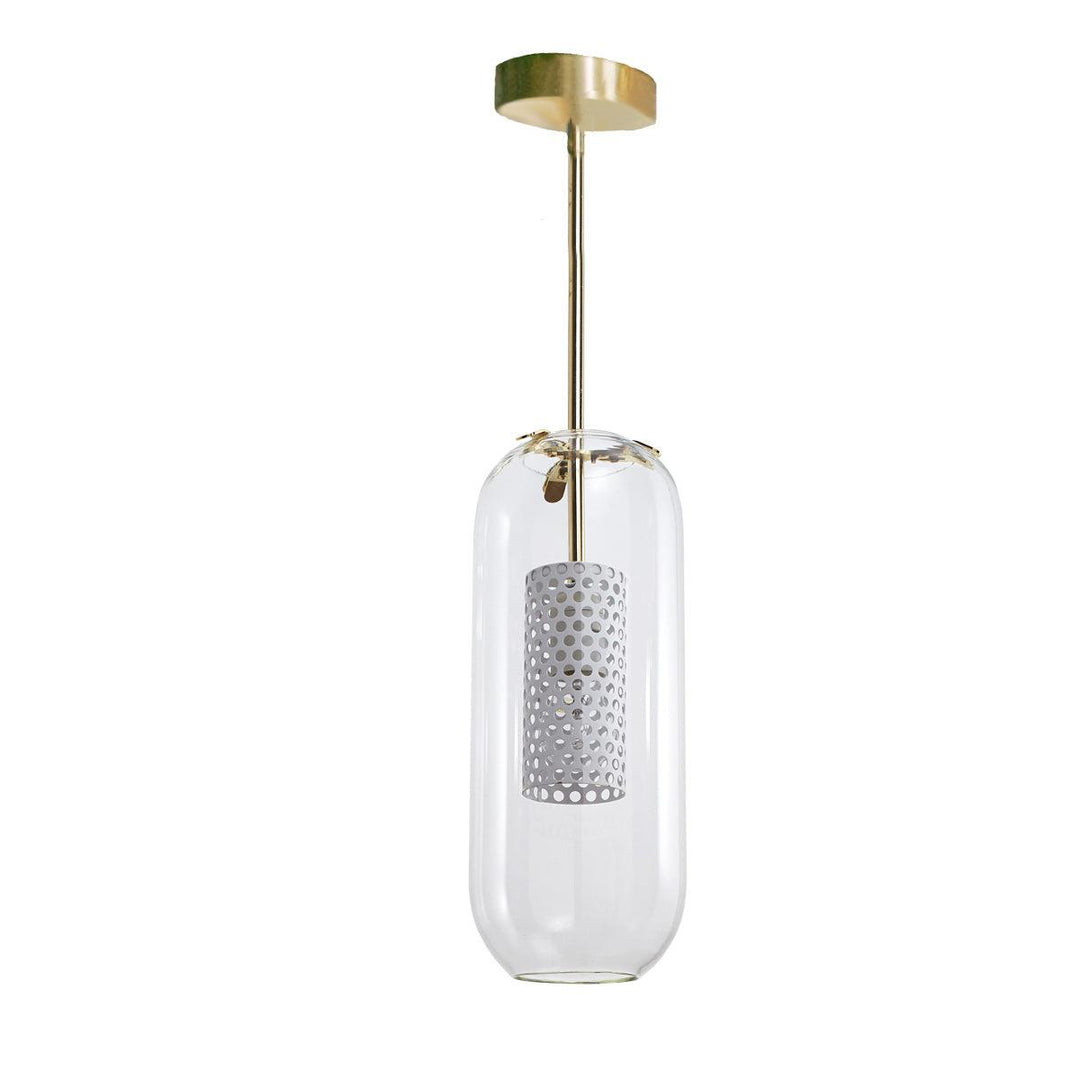 Lampa wisząca Vadim z szklanym kloszem