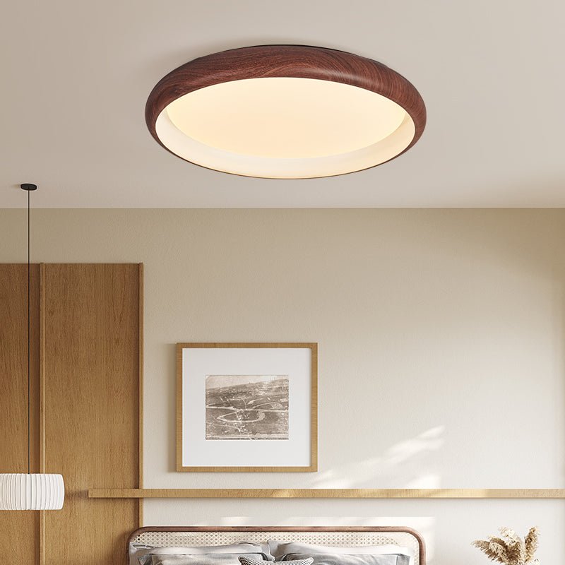 Lampa sufitowa Valencia z orzecha