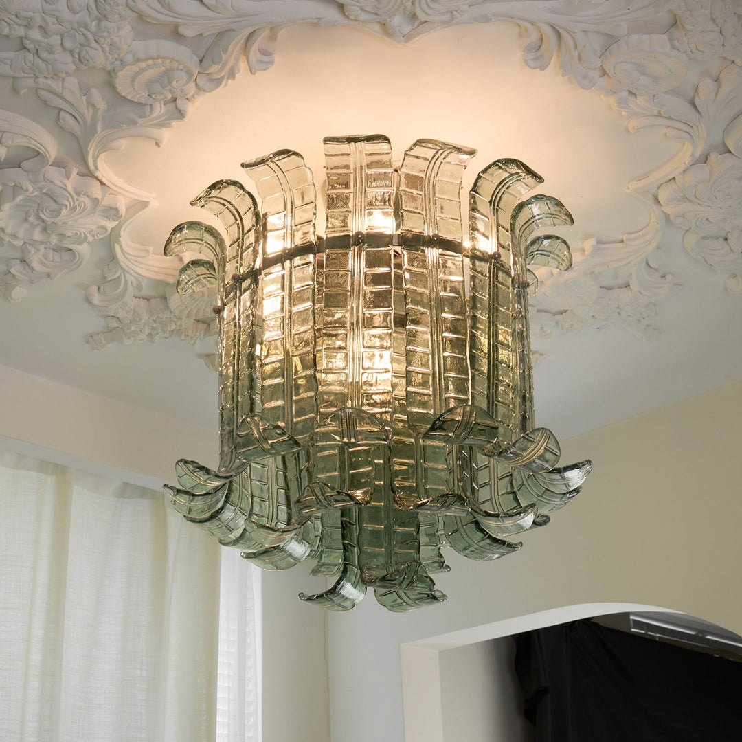 Kinkiet sufitowy Valeria ze szkła Murano