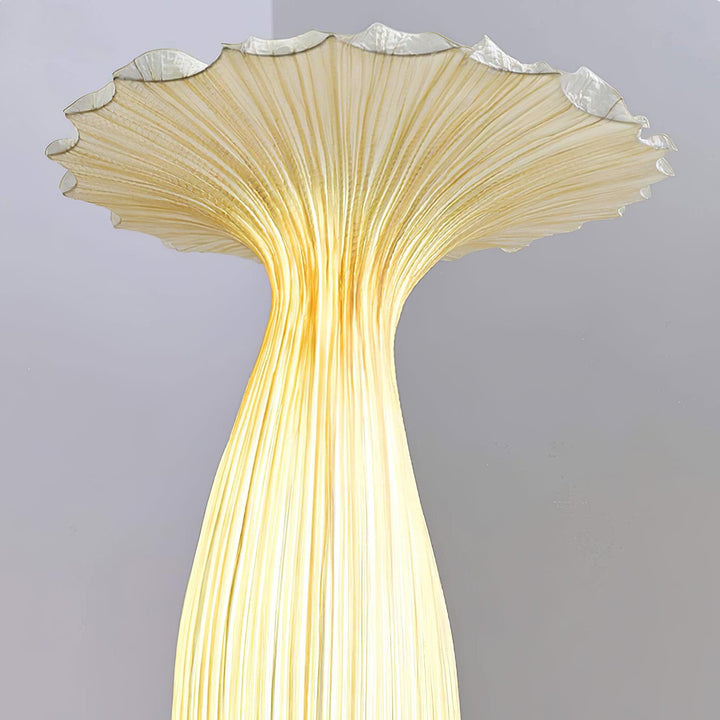 Lampa Podłogowa z Tkaniny w Kształcie Wazonu