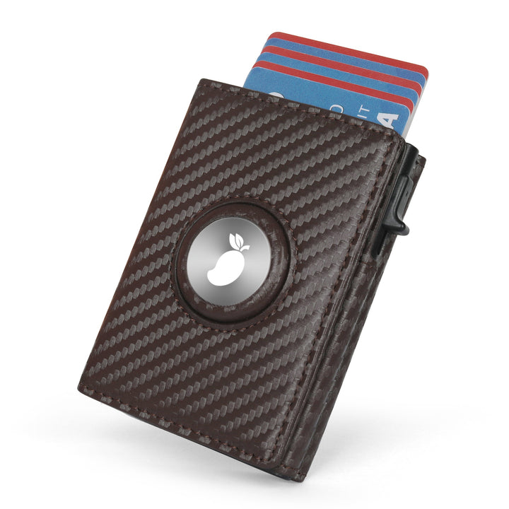 Vaultric - Slim Pop-Up Wallet z kieszenią na AirTag