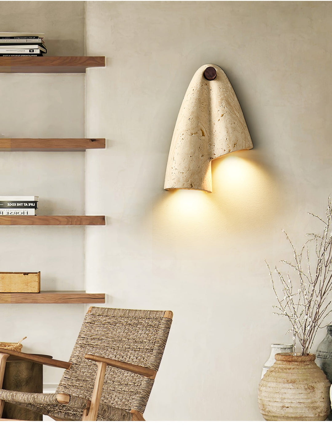 Kinkiet Velo Draped Stone