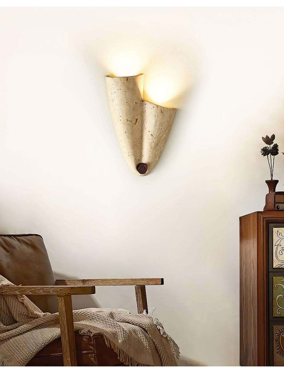 Kinkiet Velo Draped Stone