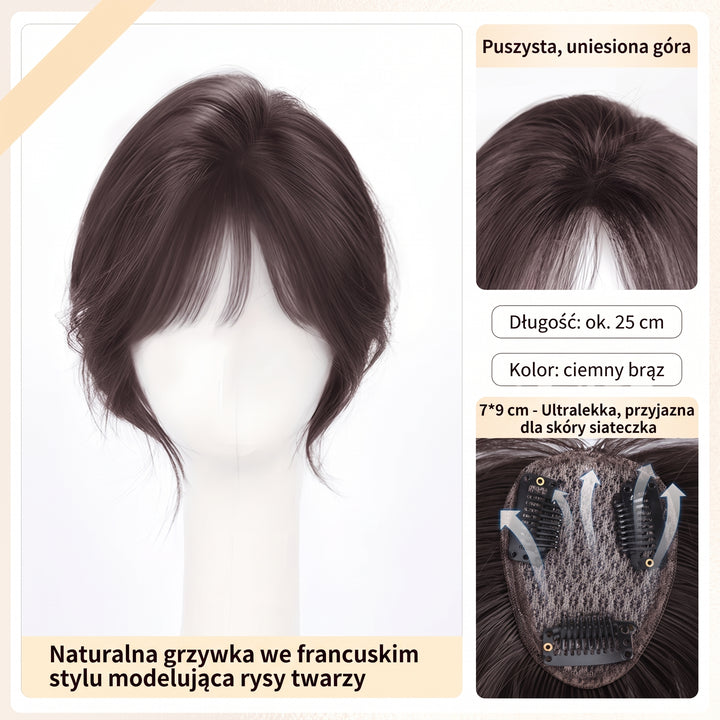 Velora – Naturalny Topper na Włosy dla Cienkich Włosów