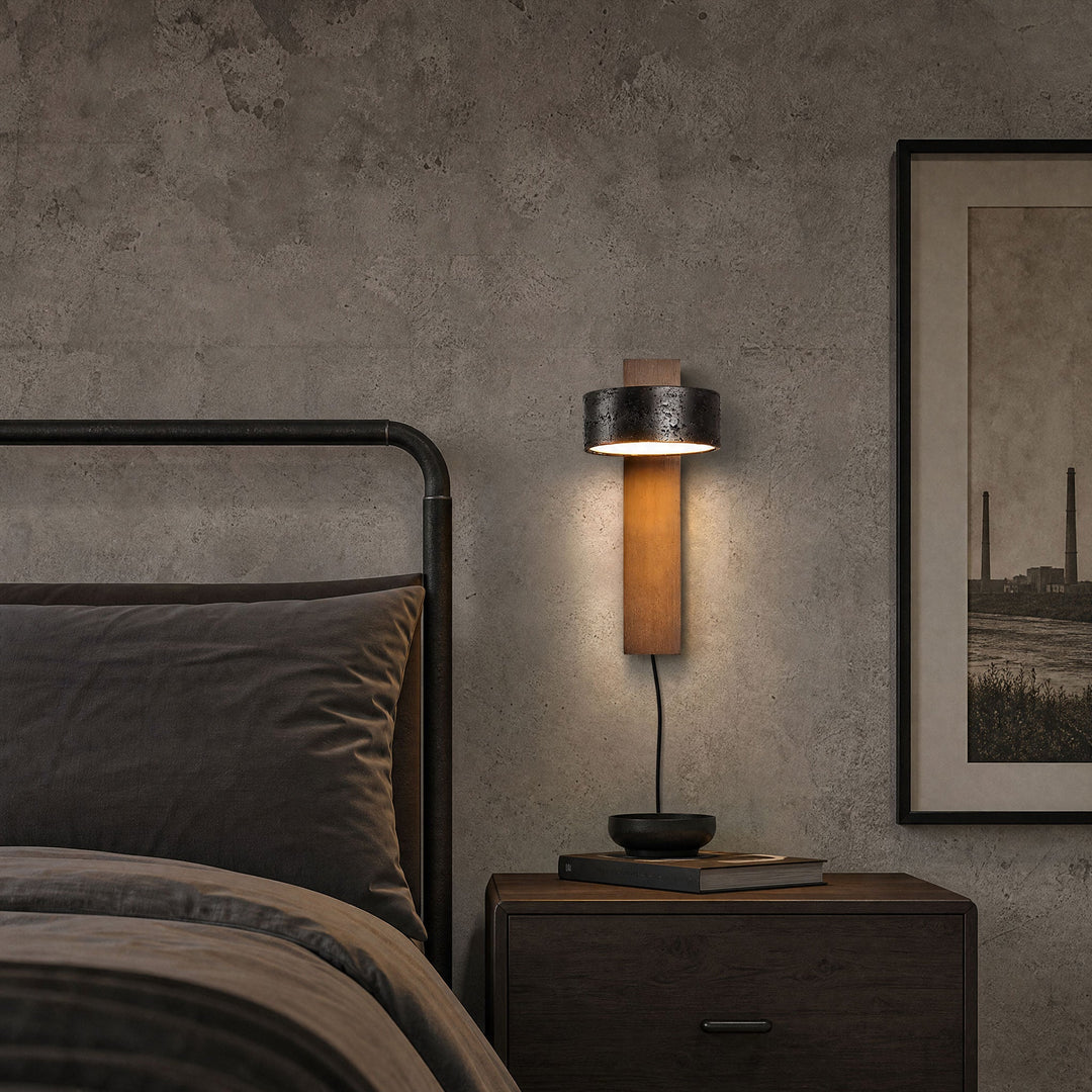 Lampa ścienna Vera z wtyczką