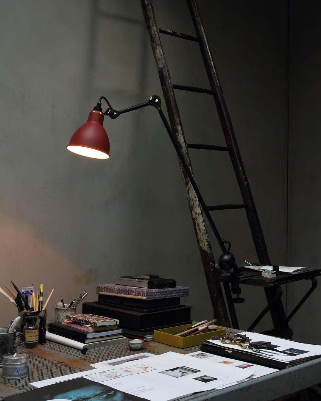 Lampa stołowa z zaciskiem Versa Glide