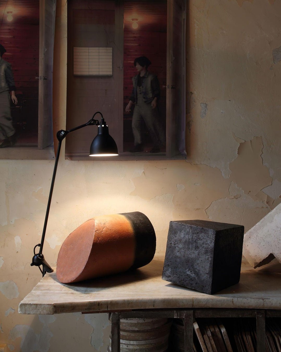 Lampa stołowa z zaciskiem Versa Glide