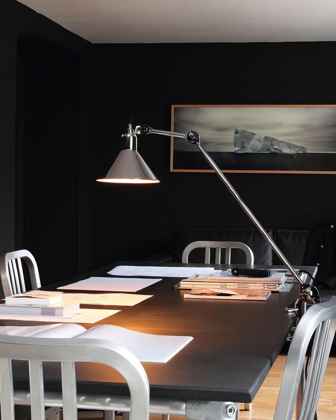 Lampa stołowa z zaciskiem Versa Glide