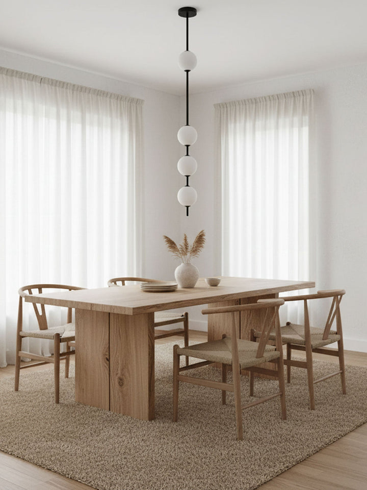 Lampa Wisząca z Pionowymi Kulami