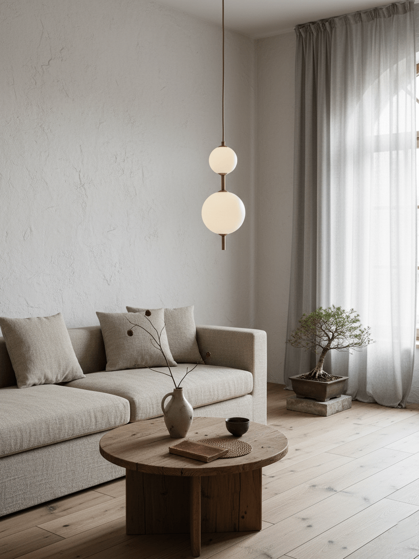 Pionowa Lampa Wisząca Globe