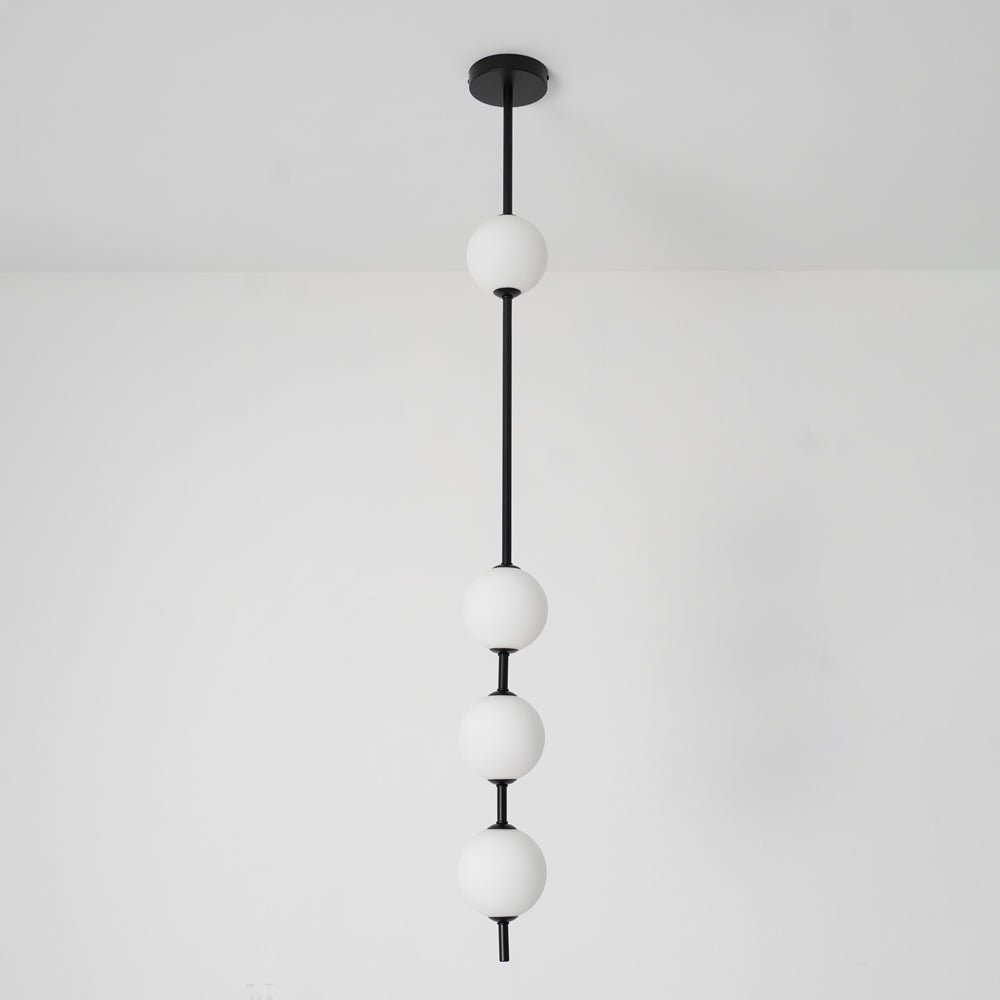 Lampa Wisząca z Pionowymi Kulami