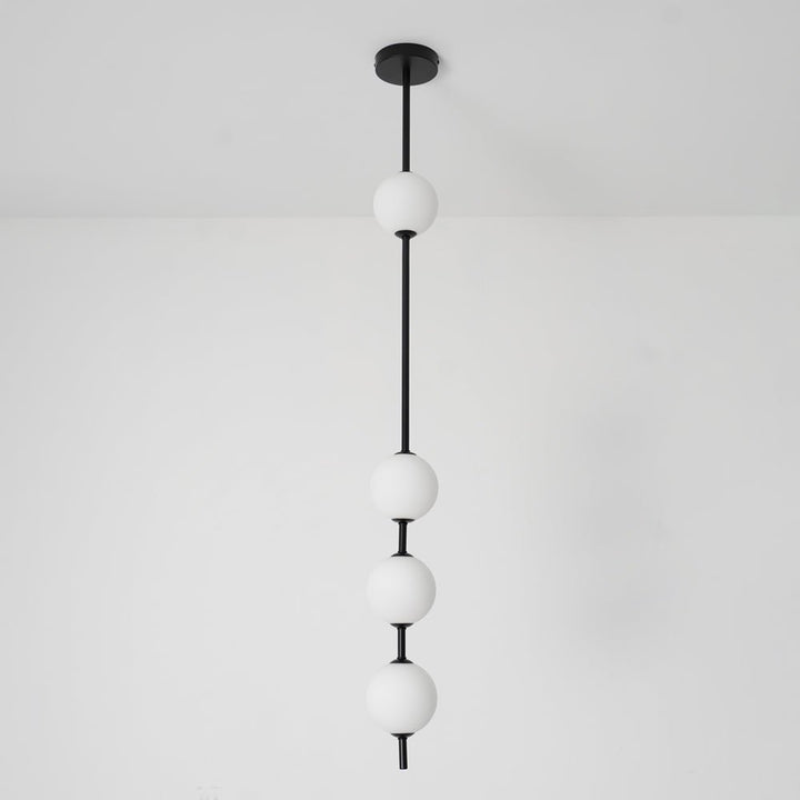 Lampa Wisząca z Pionowymi Kulami