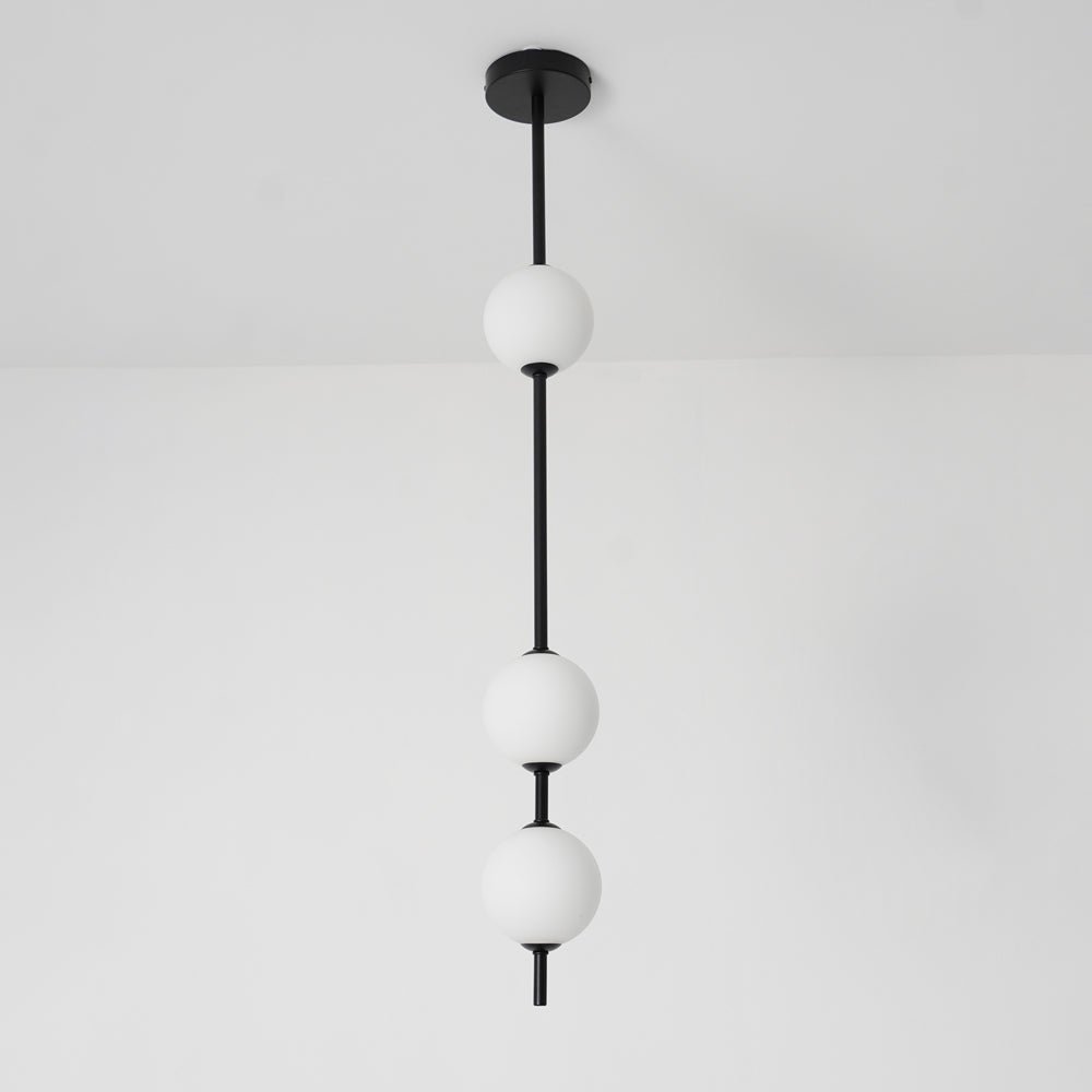 Lampa Wisząca z Pionowymi Kulami