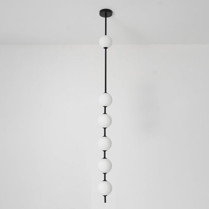 Lampa Wisząca z Pionowymi Kulami