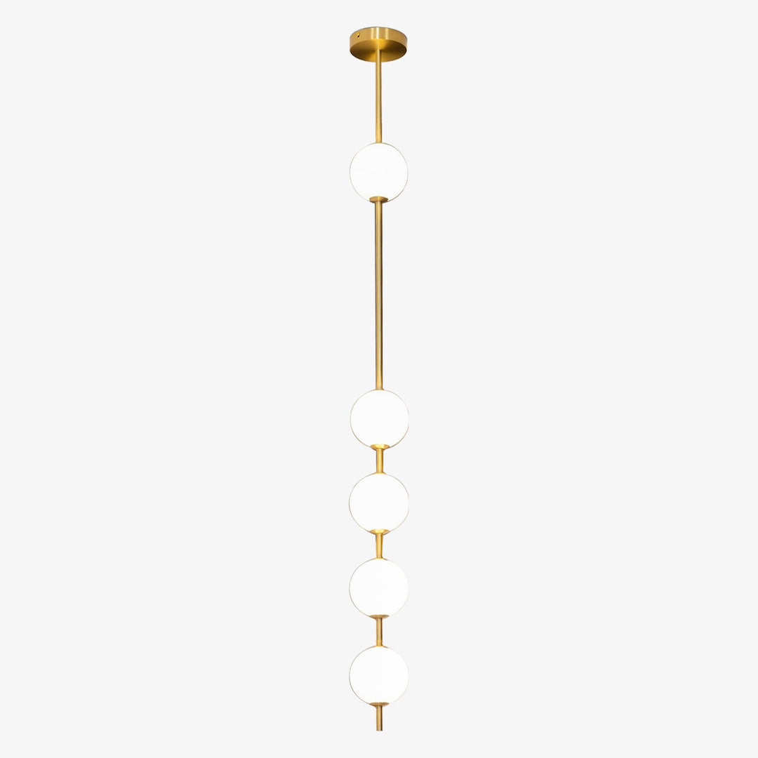 Lampa Wisząca z Pionowymi Kulami