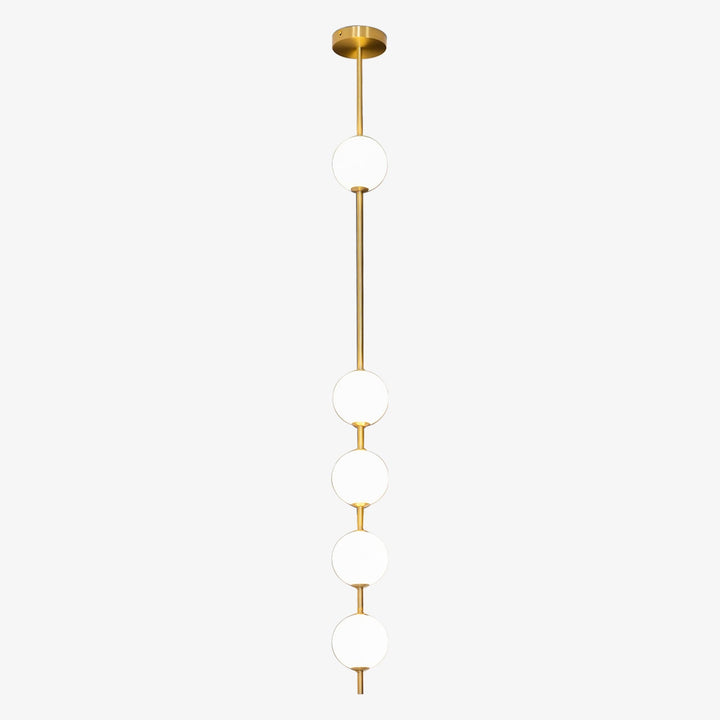 Lampa Wisząca z Pionowymi Kulami