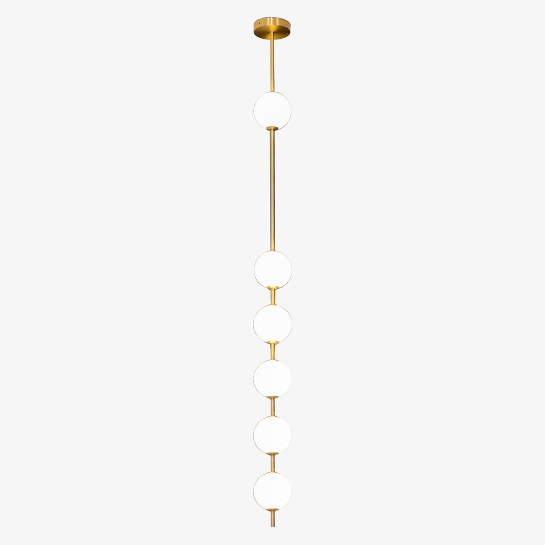 Lampa Wisząca z Pionowymi Kulami
