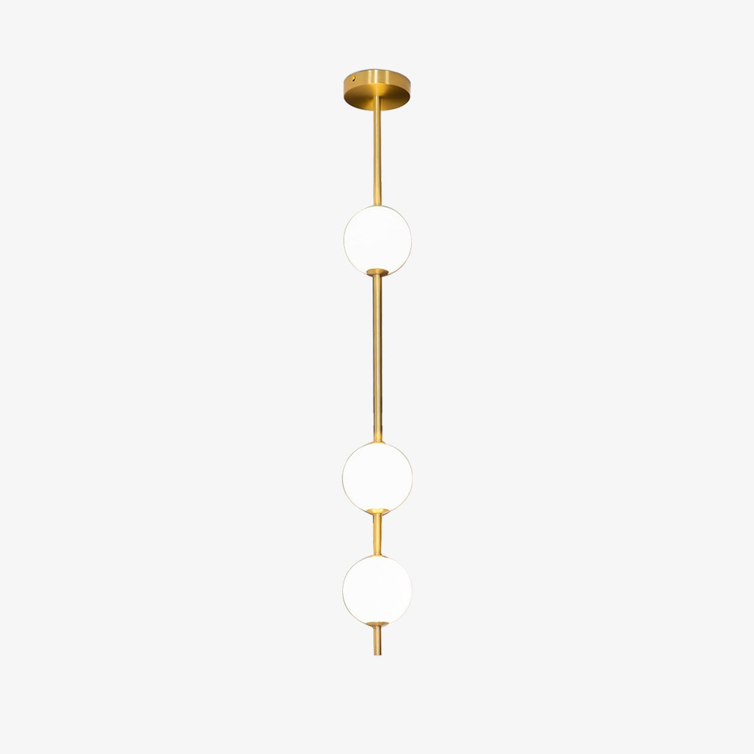 Lampa Wisząca z Pionowymi Kulami