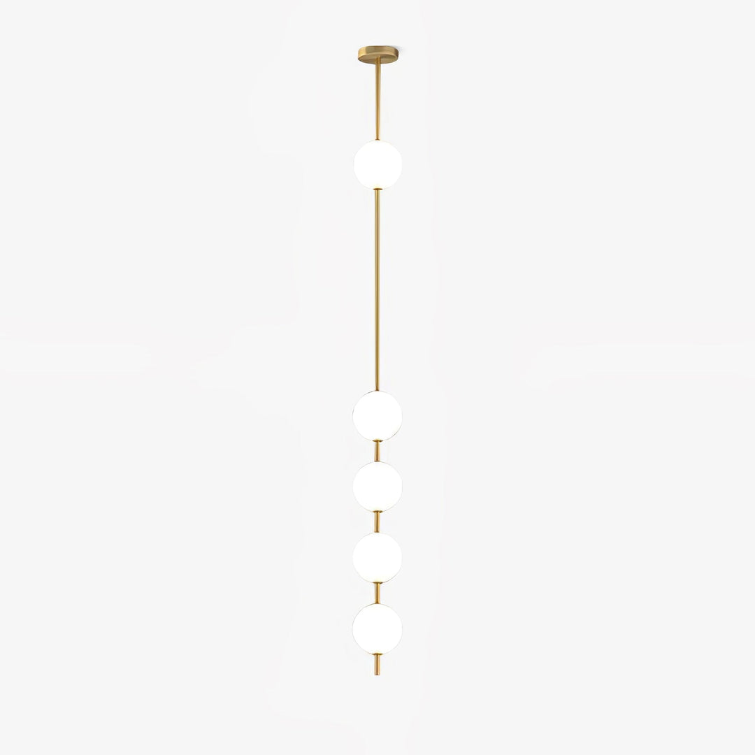 Lampa Wisząca z Pionowymi Kulami
