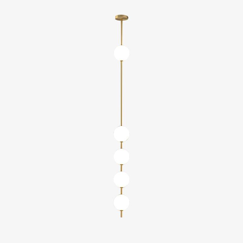 Lampa Wisząca z Pionowymi Kulami