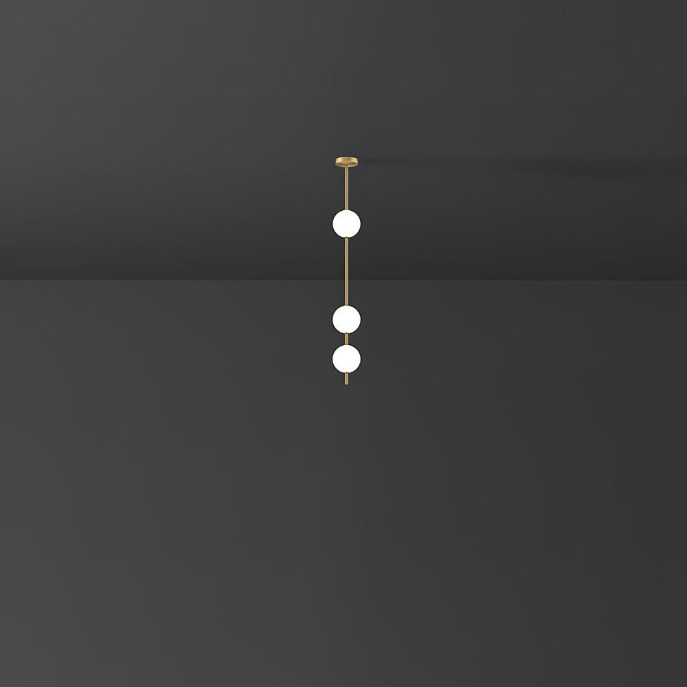Lampa Wisząca z Pionowymi Kulami