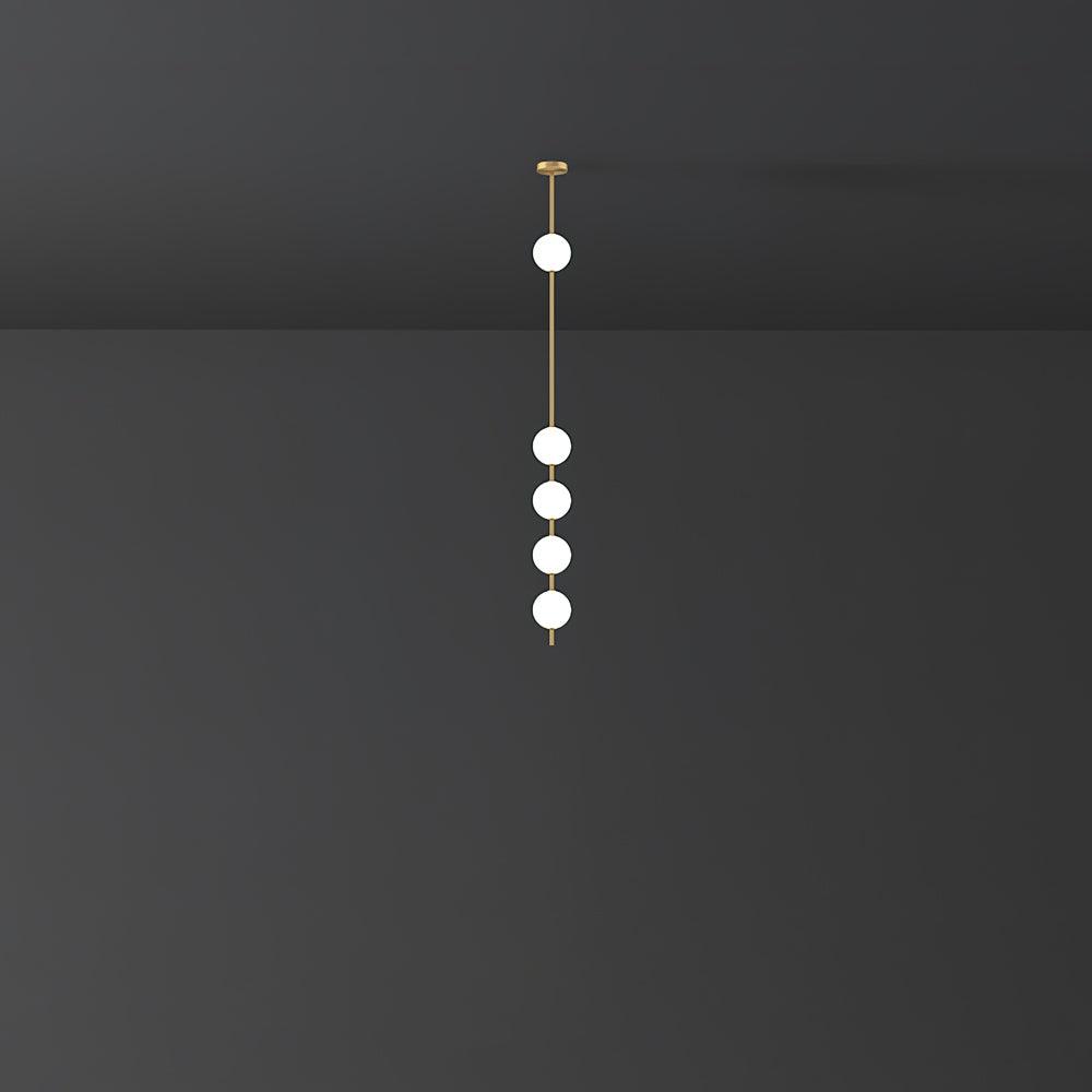 Lampa Wisząca z Pionowymi Kulami