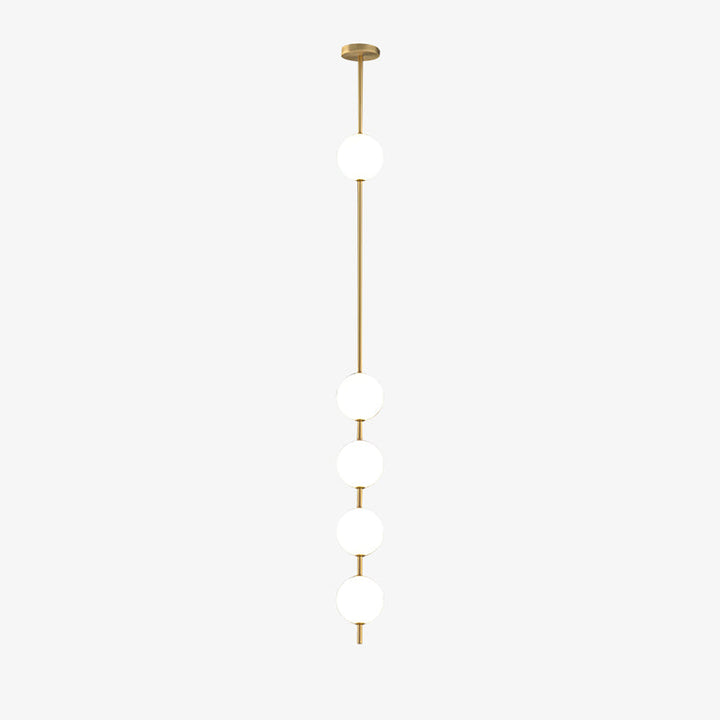 Lampa Wisząca z Pionowymi Kulami