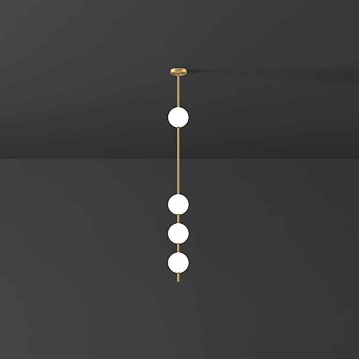 Lampa Wisząca z Pionowymi Kulami