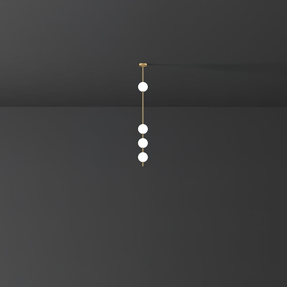 Lampa Wisząca z Pionowymi Kulami