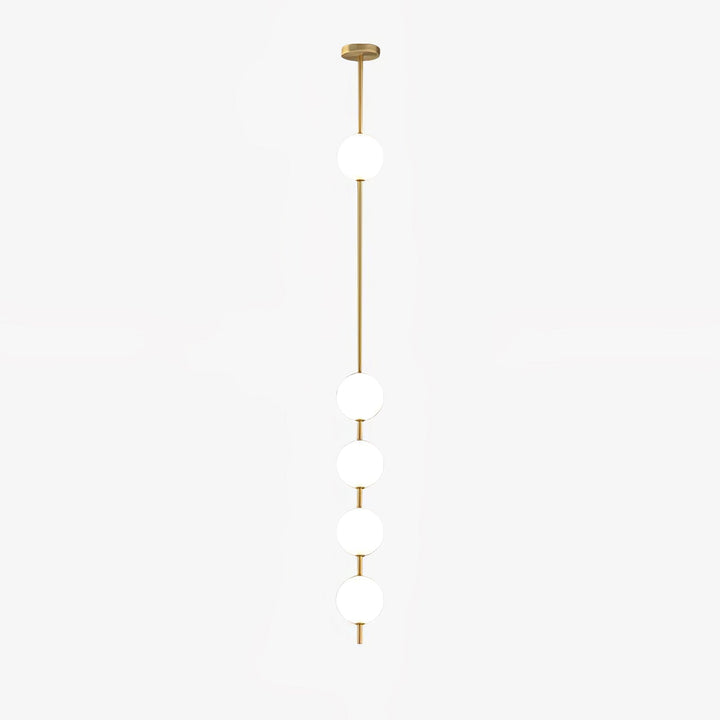 Lampa Wisząca z Pionowymi Kulami